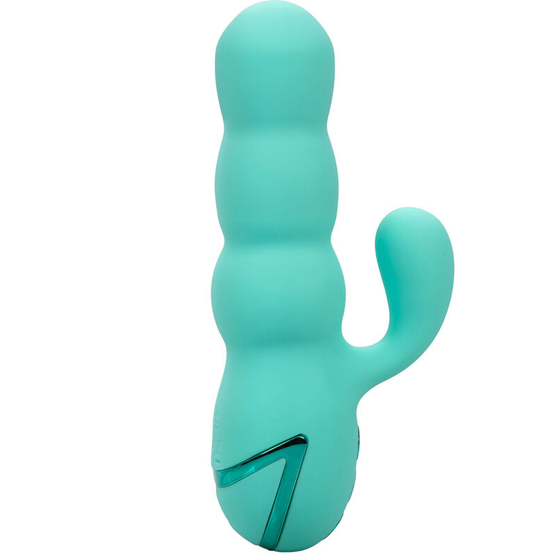 CALIFORNIA EXOTICS - DEL MAR DIVA VIBRATOR RABBIR AQUA GREEN BY CALIFORNIA DREAMING