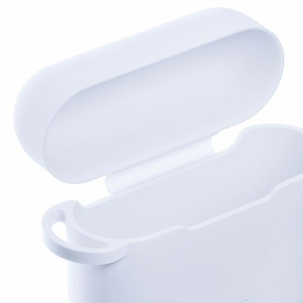 3MK Silicon Case Apple AirPods 3 + carabiner white