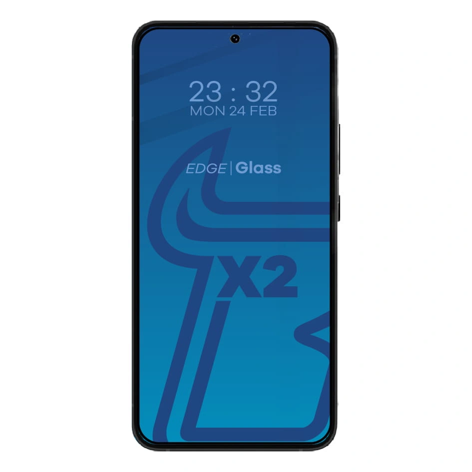BIZON Edge 2 2x screen glass + camera glass Samsung Galaxy S23