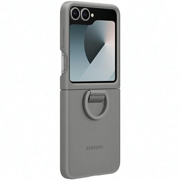 Samsung EF-PF741TJEGWW Galaxy Z Flip 6 Silicone Case with Ring gray
