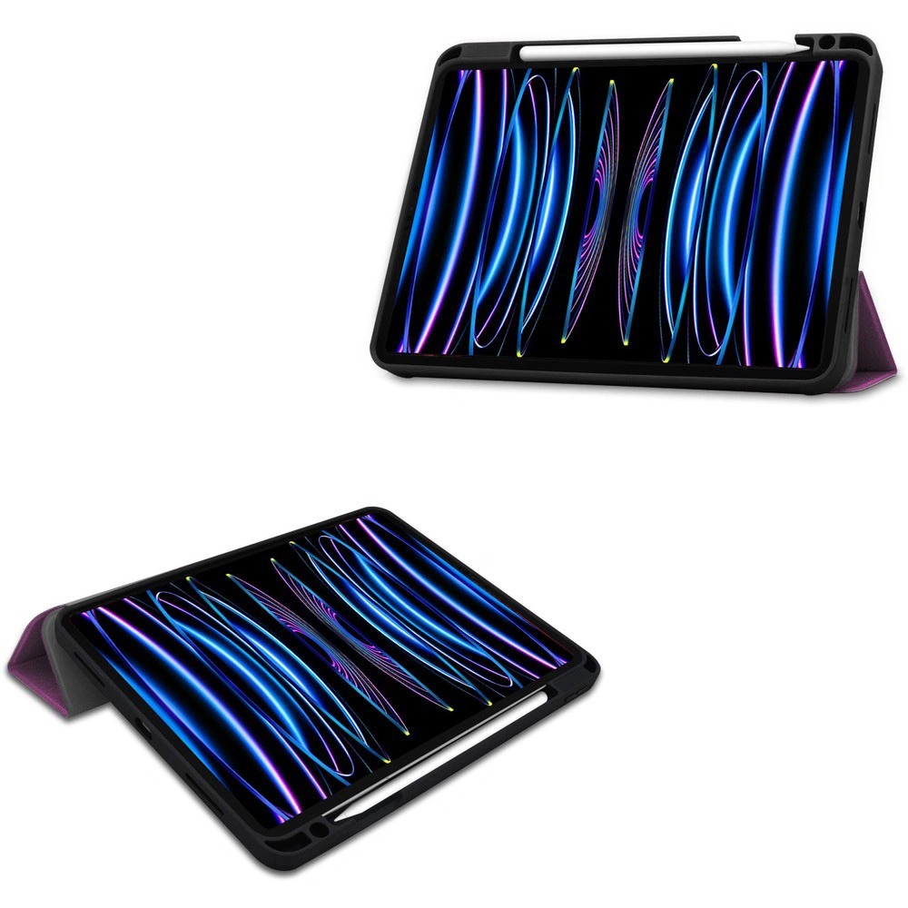 Bizon Case Tab Lizard Apple iPad Pro 11 2022/2021/2020/2018 dark purple
