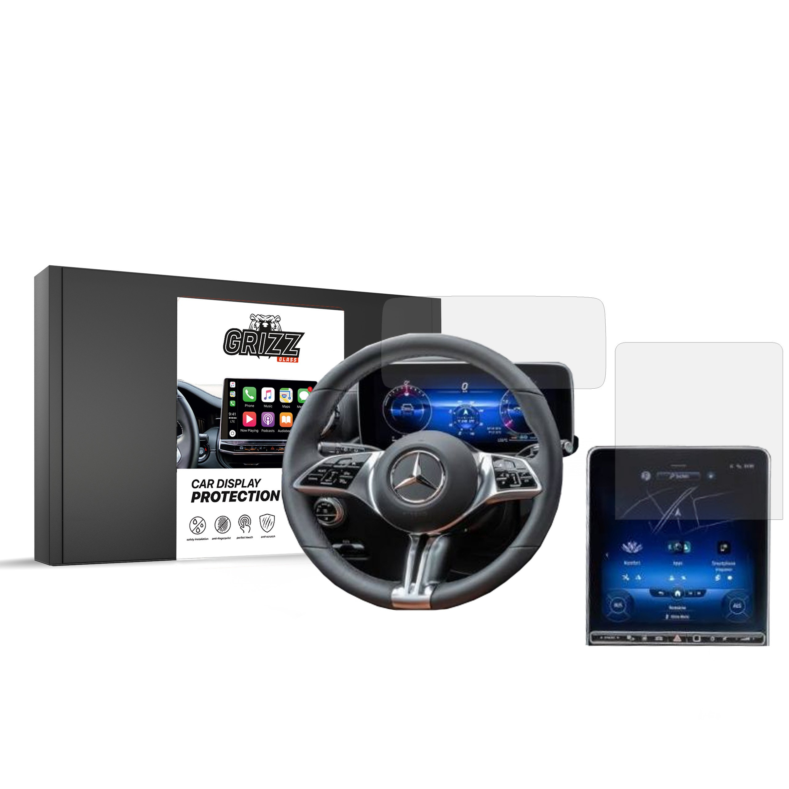 GrizzGlass CarDisplay Protection Mercedes Maybach X223 2020