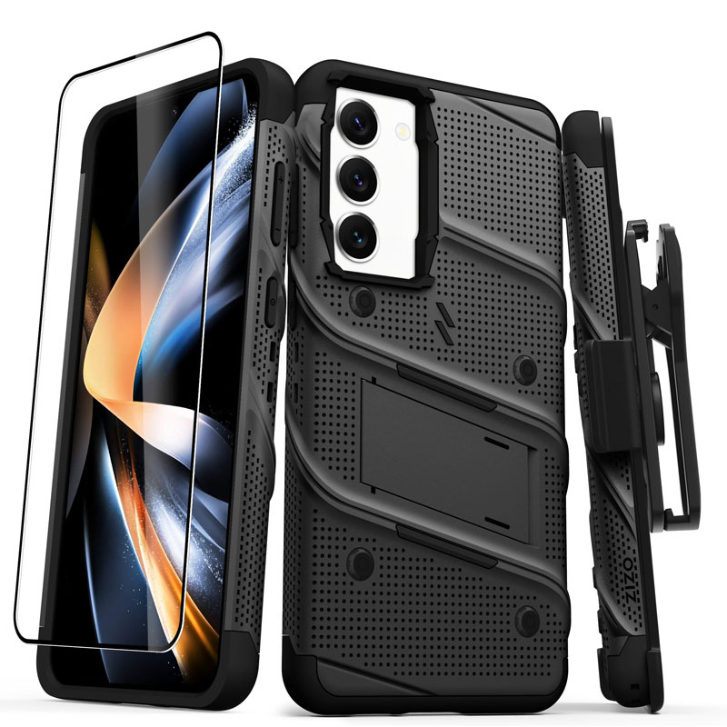 ZIZO BOLT Series Samsung Galaxy S23+ Plus with tempered glass (black)