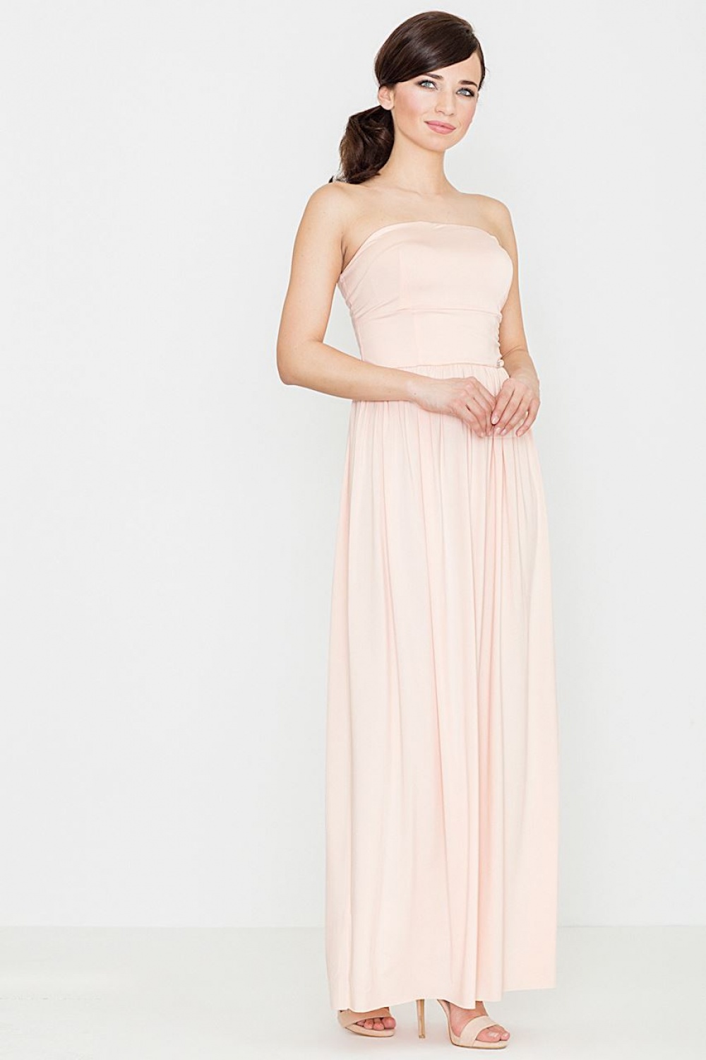  Long dress model 119353 Lenitif  pink