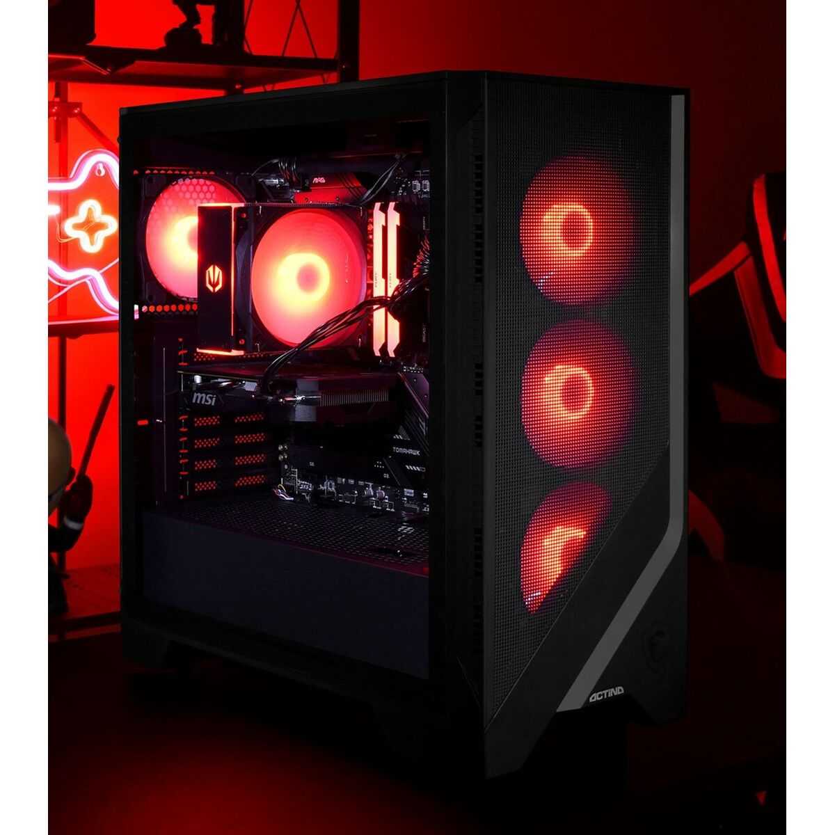 Desktop PC Actina KOMACNGIP0092 AMD RYZEN™ 7 5700X3D 32 GB RAM 1 TB SSD NVIDIA GEFORCE RTX 4060 TI Desktop PC Actina KOMACNGIP0092 AMD RYZEN™ 7 5700X3D 32 GB RAM 1 TB SSD NVIDIA GEFORCE RTX 4060 TI