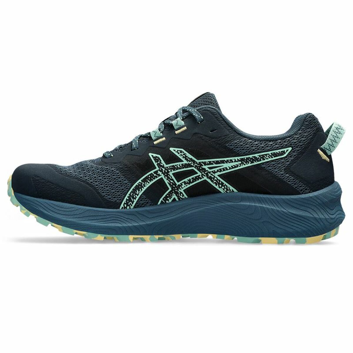 Running Shoes for Adults Asics Trabuco Terra 2 Black Navy Blue