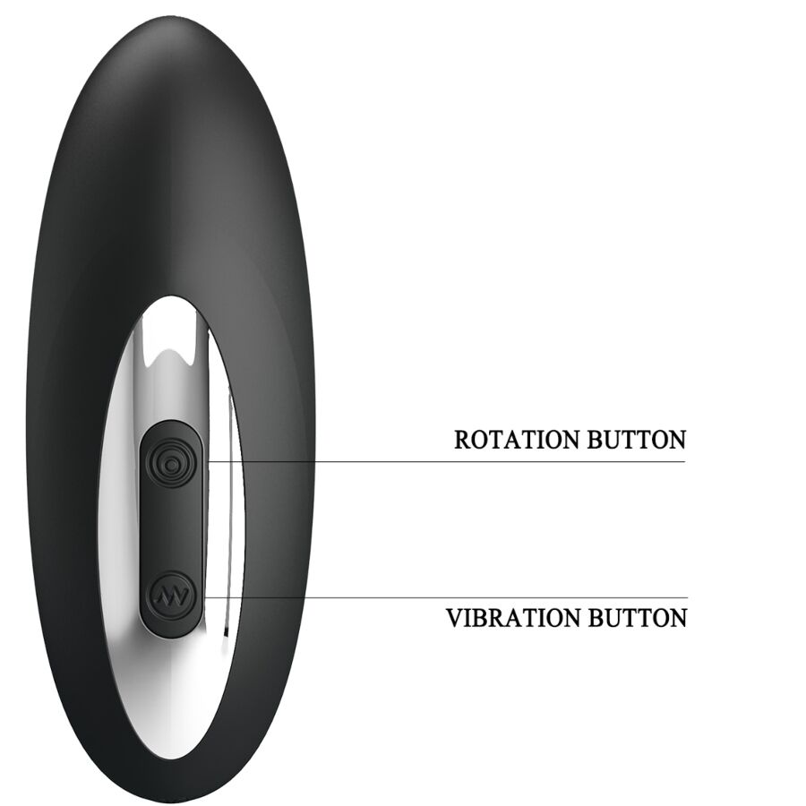 MR PLAY - PROSTATE MASSAGER WITH ROTATION AND VIBRATION