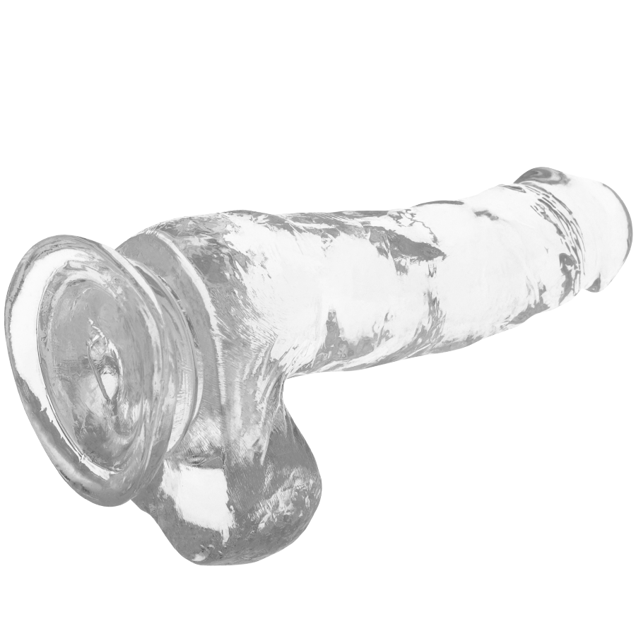 XRAY CLEAR COCK WITH BALLS  18.5CM X 3.8CM