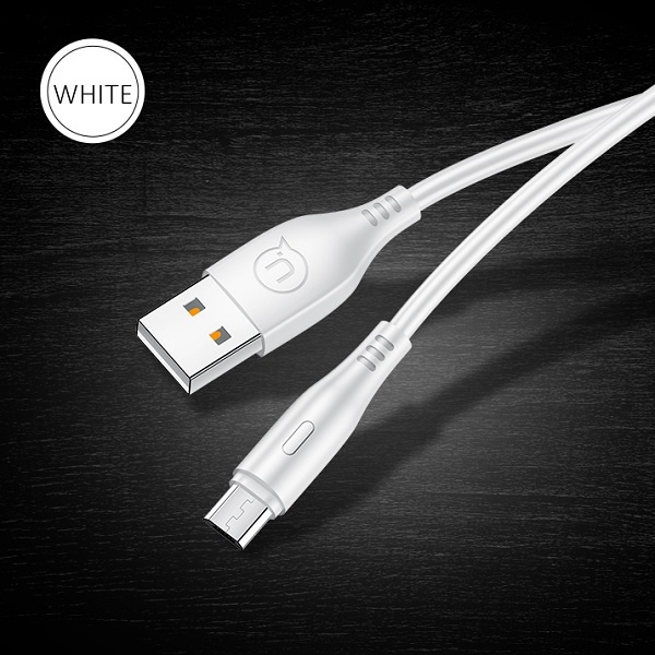 USAMS Cable U18 microUSB 2A Fast Charge 1m white SJ268USB02 (US-SJ268)