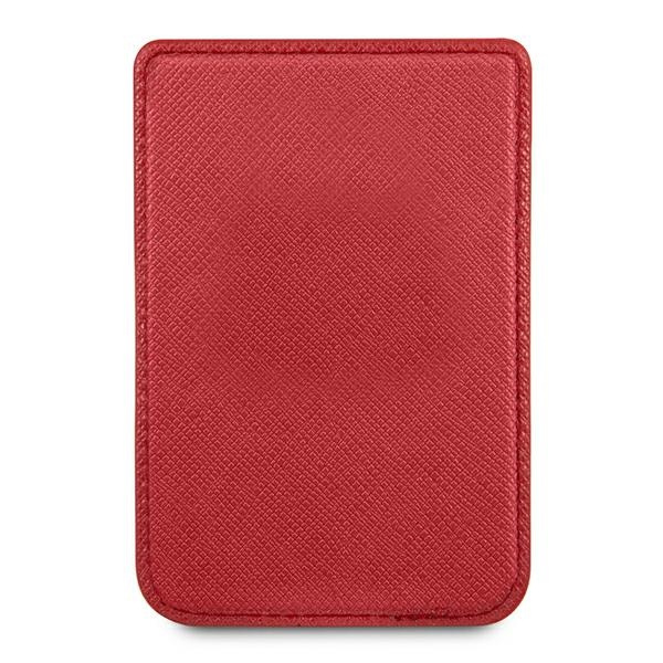 Guess Wallet Card Slot GUWMSSASLRE MagSafe Saffiano red