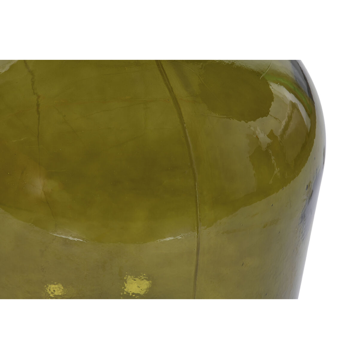 Vase Home ESPRIT Green Tempered Glass 36 x 36 x 56 cm