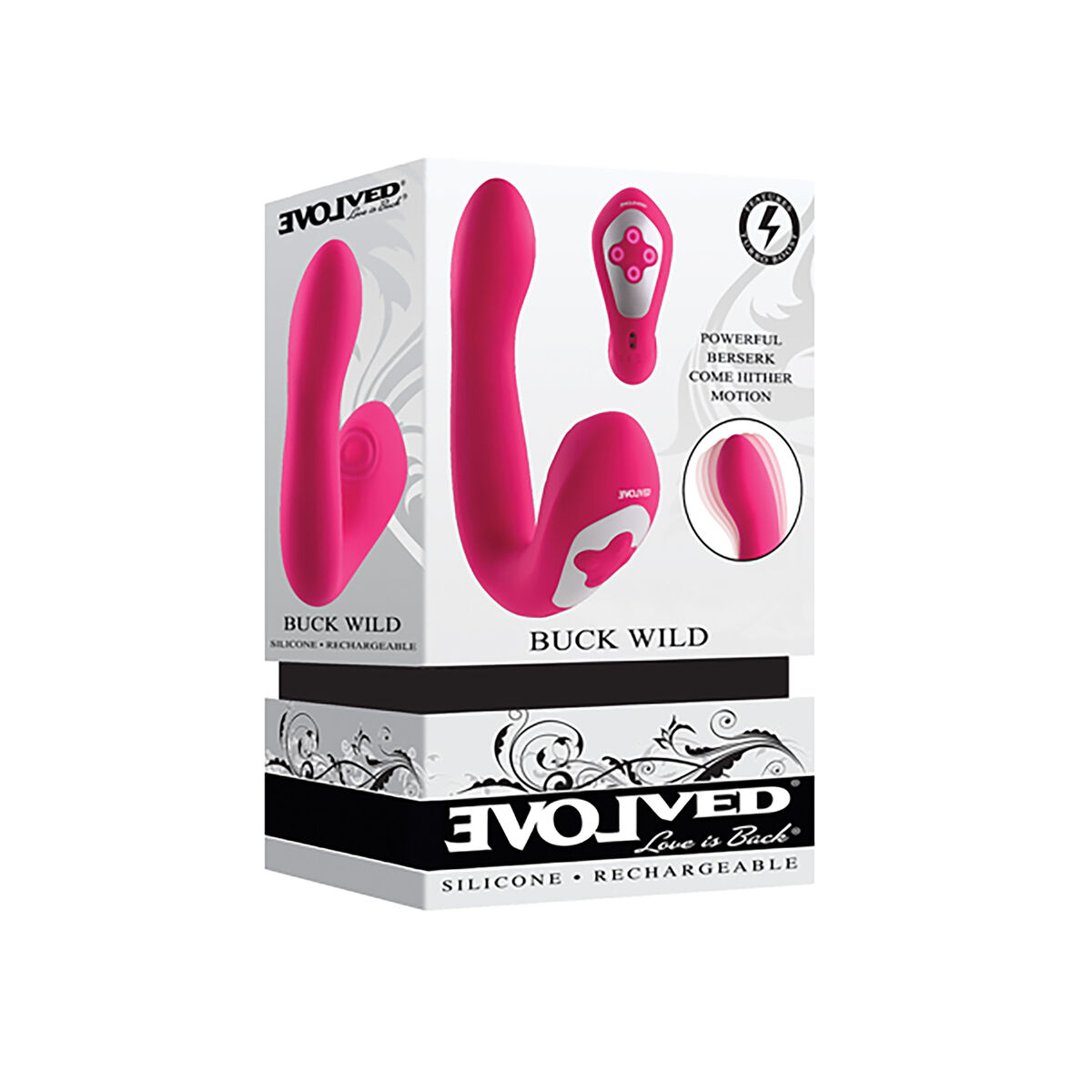 G-Spot Vibrator Evolved Buck Wild Pink G-Spot Vibrator Evolved Buck Wild Pink