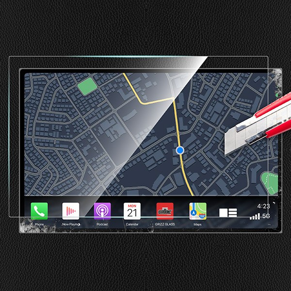 Ceramic GrizzGlass CarDisplay Protection Renault T Evolution [2in1]