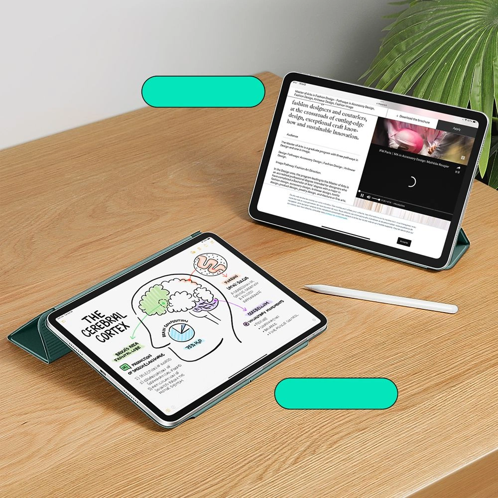ESR Rebound Magnetic Apple Apple iPad Pro 12.9 2020/2021/2022 (4, 5, 6 gen) / Air 13" 2024 (6 gen) / 13" 2025 (7 gen) Forest Green