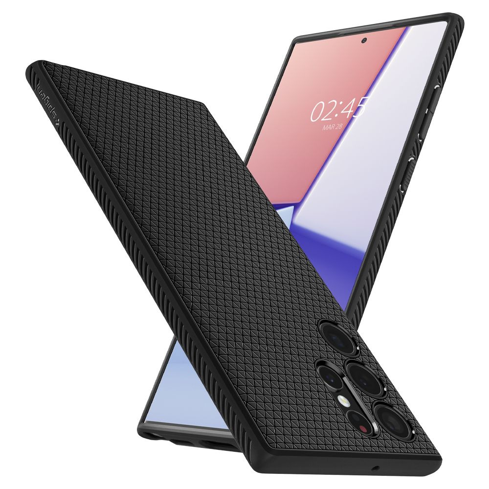 Etui Spigen Liquid Air Samsung Galaxy S22 Ultra Matte Black