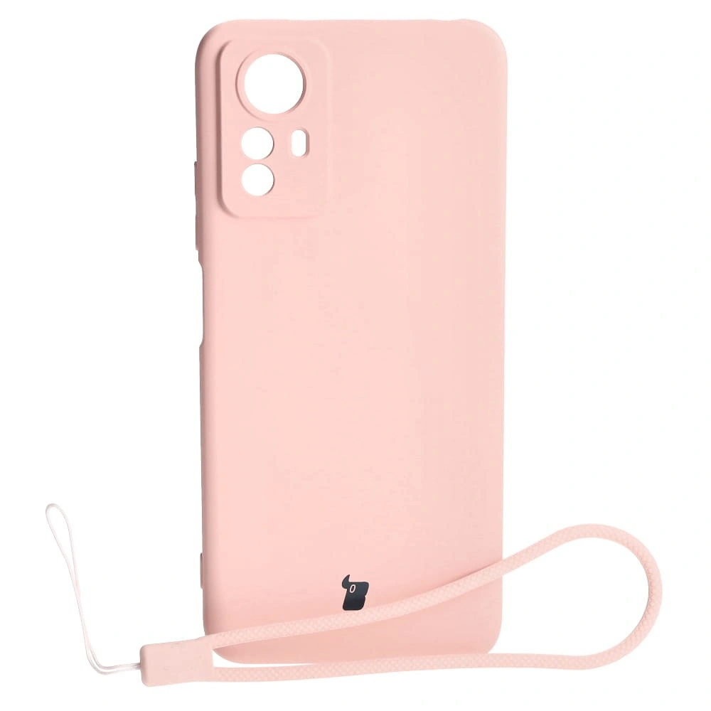 Bizon Case Silicone Xiaomi Redmi Note 12S light pink