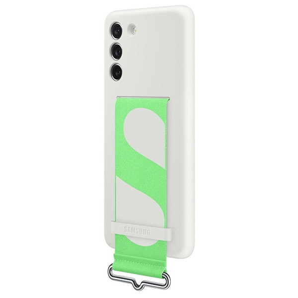 Samsung Galaxy S21 EF-GG990TW white Silicone Cover Strap