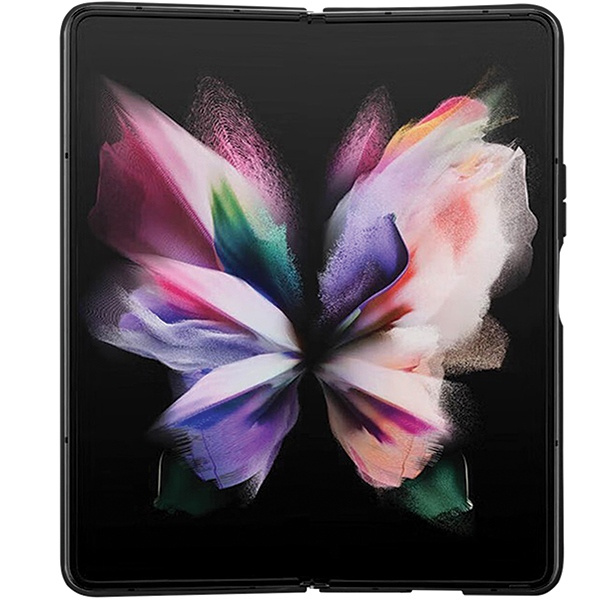 Guess GUHCZFD5HGGSHK Samsung Galaxy Z Fold 5 hardcase Glitter Script black