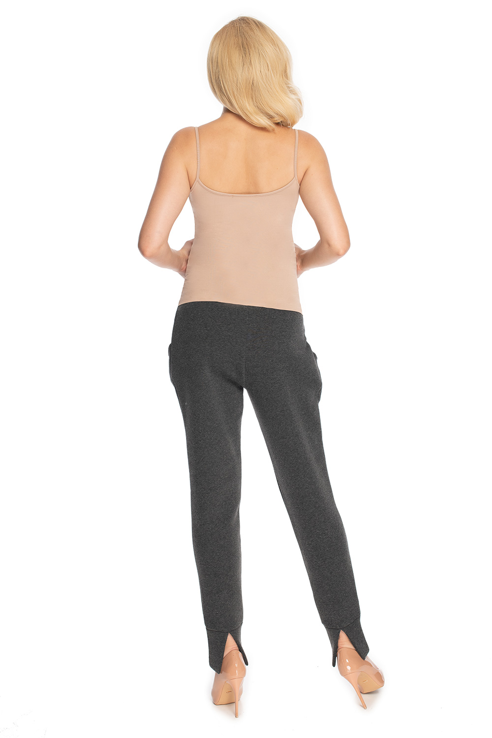  Women trousers model 147524 PeeKaBoo  grey