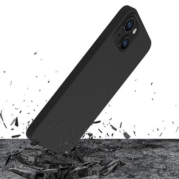 Case 3MK Silicone Case Apple iPhone 13 black/black