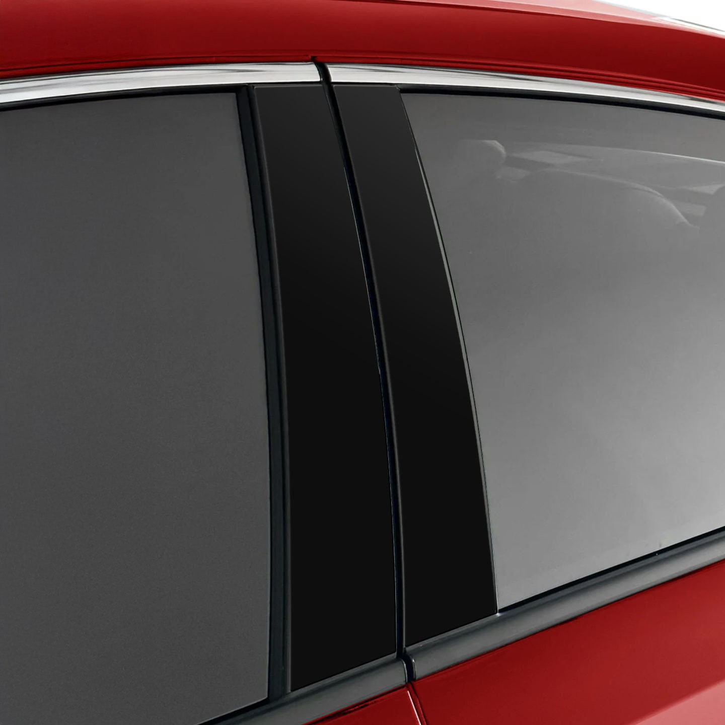 Czarna folia na słupki GrizzGlass BodyShield do Volkswagen Golf 6 Hatchback 3D (2008-2012) [2w1]