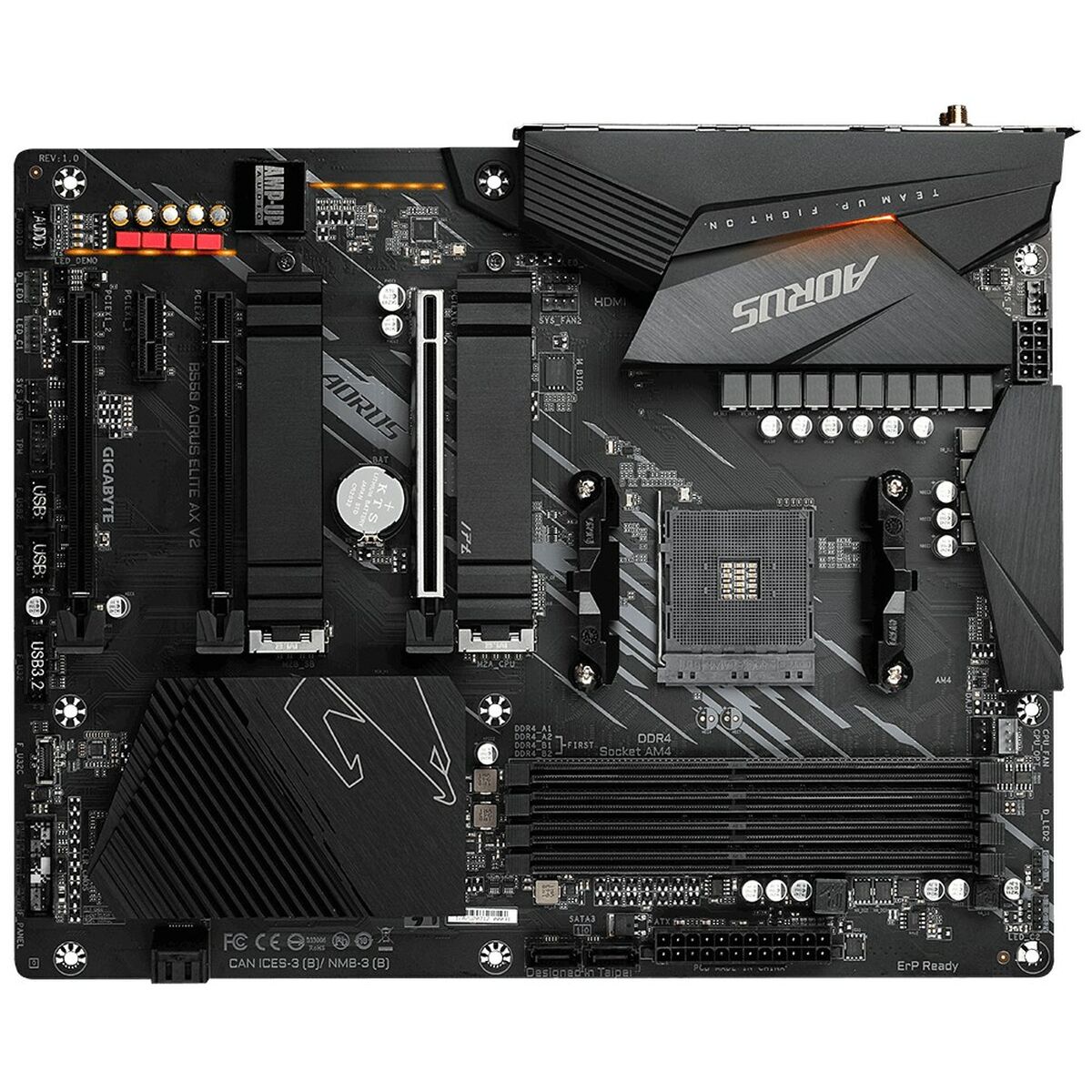 Motherboard Gigabyte B550 AORUS ELITE AX V2 AMD B550 AMD AMD AM4