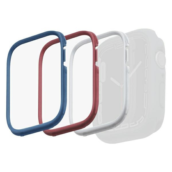 UNIQ frame to Moduo case Apple Watch  Series 4/5/6/7/8/SE 44/45mm Blue-Red-White [3 PACK]