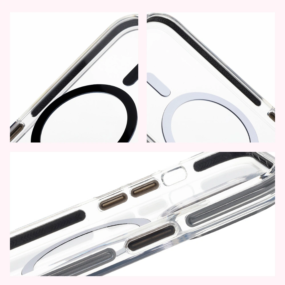 Bizon Case Marco Apple iPhone 14 Pro clear with black frame