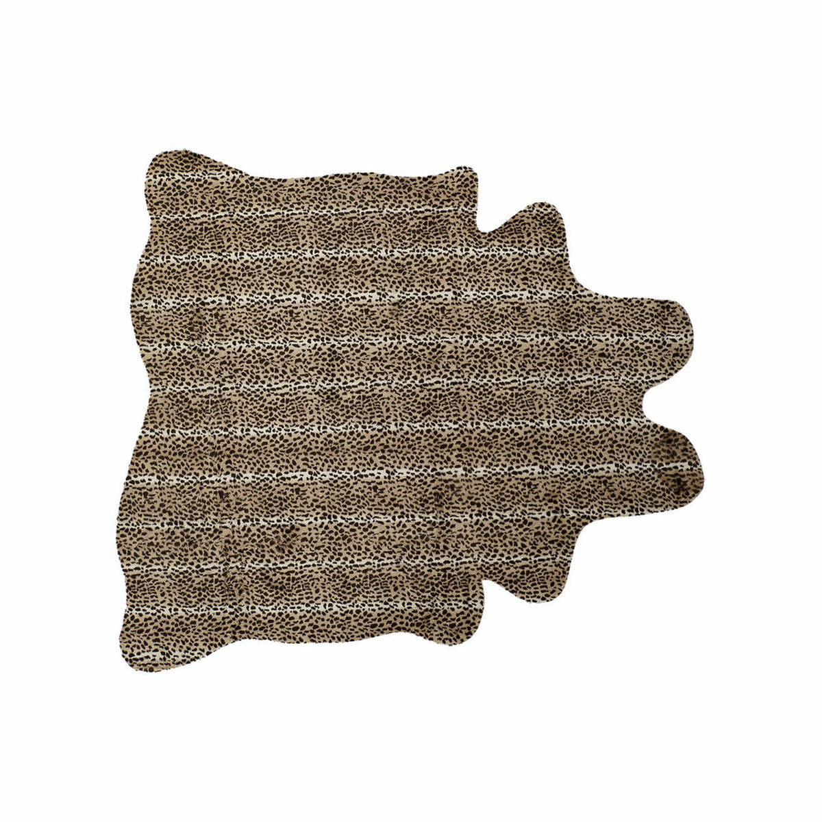 Carpet DKD Home Decor 160 x 150 x 2 cm Brown Polyester Colonial Dark brown Jungle