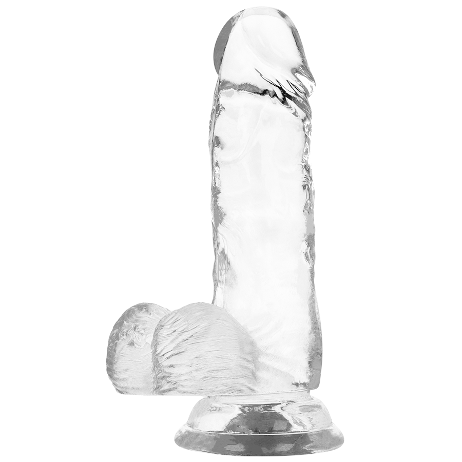 XRAY CLEAR COCK WITH BALLS  15.5CM X 3.5CM