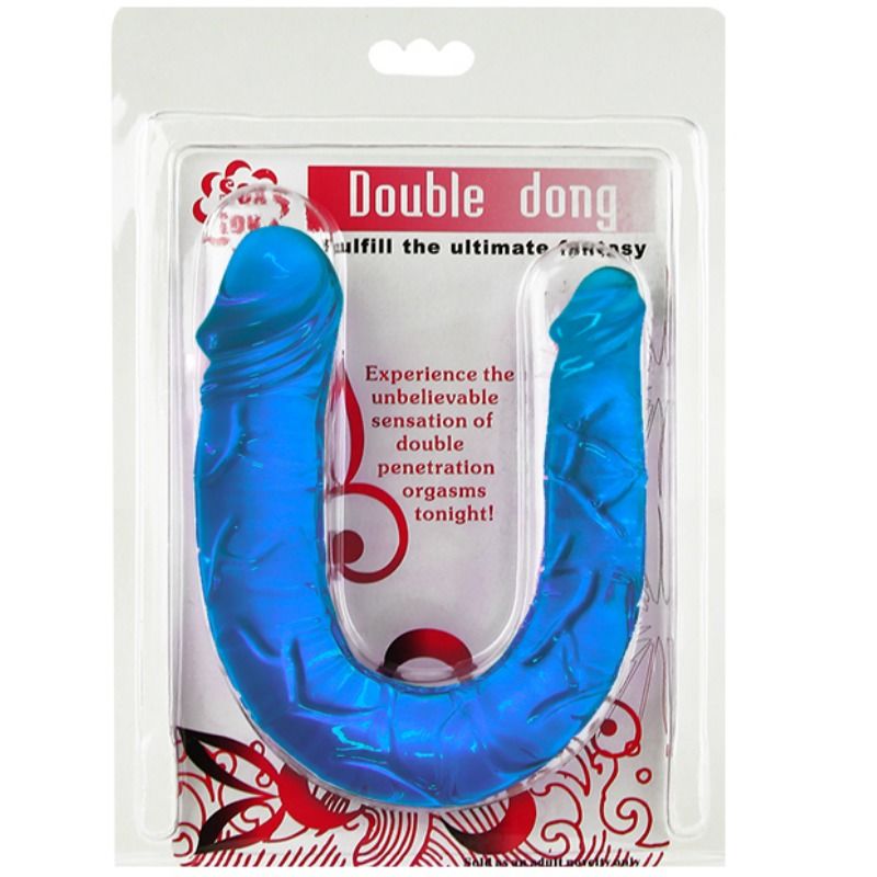 BAILE - DOUBLE DONG DILDO DOUBLE BLUE