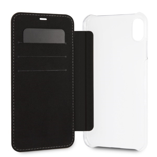 BMW BMTRBKI65PUCARTCBK Apple iPhone XS Max book black Carbon Tricolor Stripe