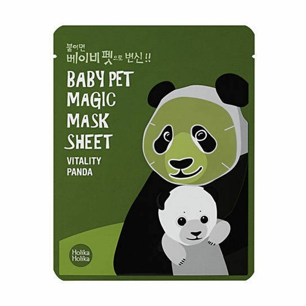 Gesichtsmaske Holika Holika Baby Pet Panda Revitalisierende (22 ml)