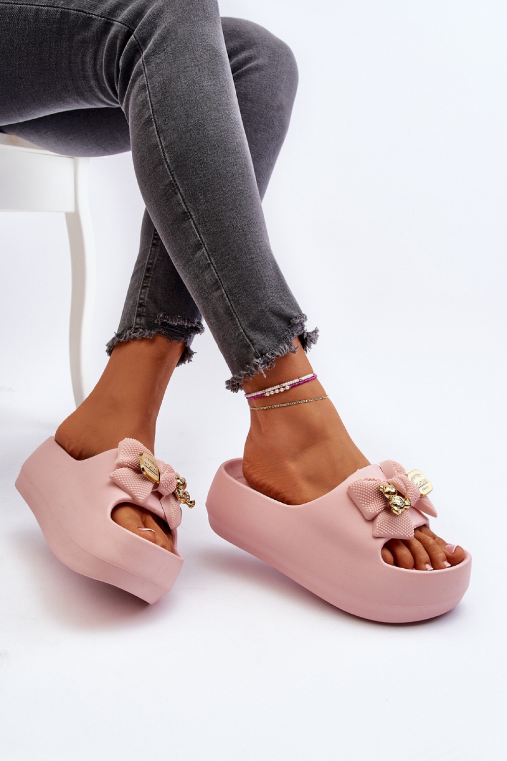 Flip-flops model 194374 Step in style  pink