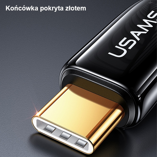 USAMS Cable U82 USB-C na-USB-C 1.2m 240W PD 3.1 Fast Charging black SJ580USB01 (US-SJ580)