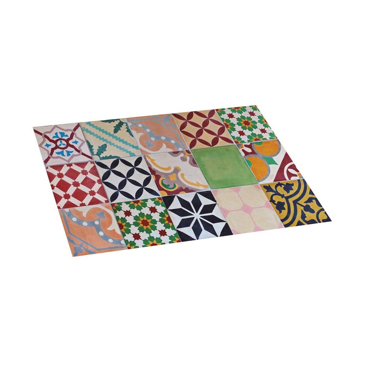 Carpet Stor Planet Multicolour Mosaic 100 % PVC (45 x 75 cm)