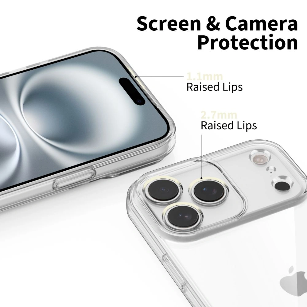 Tech-Protect FlexAir Case for Apple iPhone 17 Pro Clear