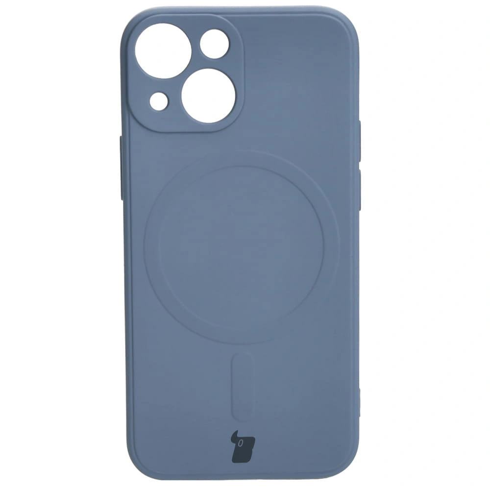 Bizon Case Silicone MagSafe Sq Apple iPhone 13 Mini grey