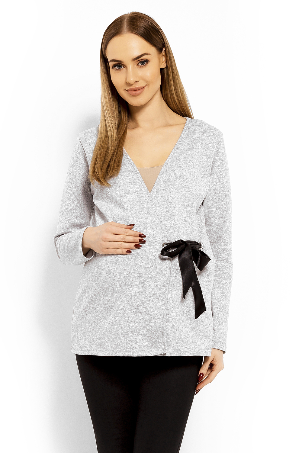  Blouse model 113240 PeeKaBoo  grey