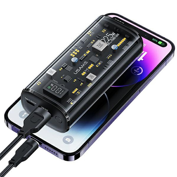 USAMS Powerbank 9000mAh PD 20W QC3.0+PD Dual-Port Fast Charge white (US-CD189)