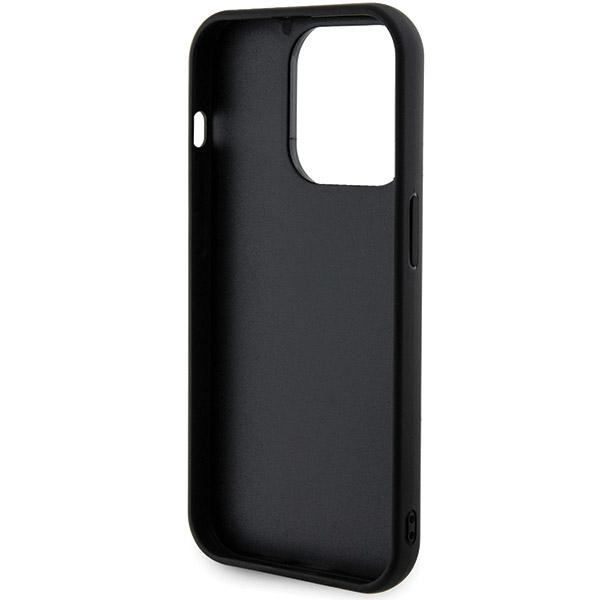 Guess GUHCP13XPSFDGSK Apple iPhone 13 Pro Max hardcase Sequin Script Metal black