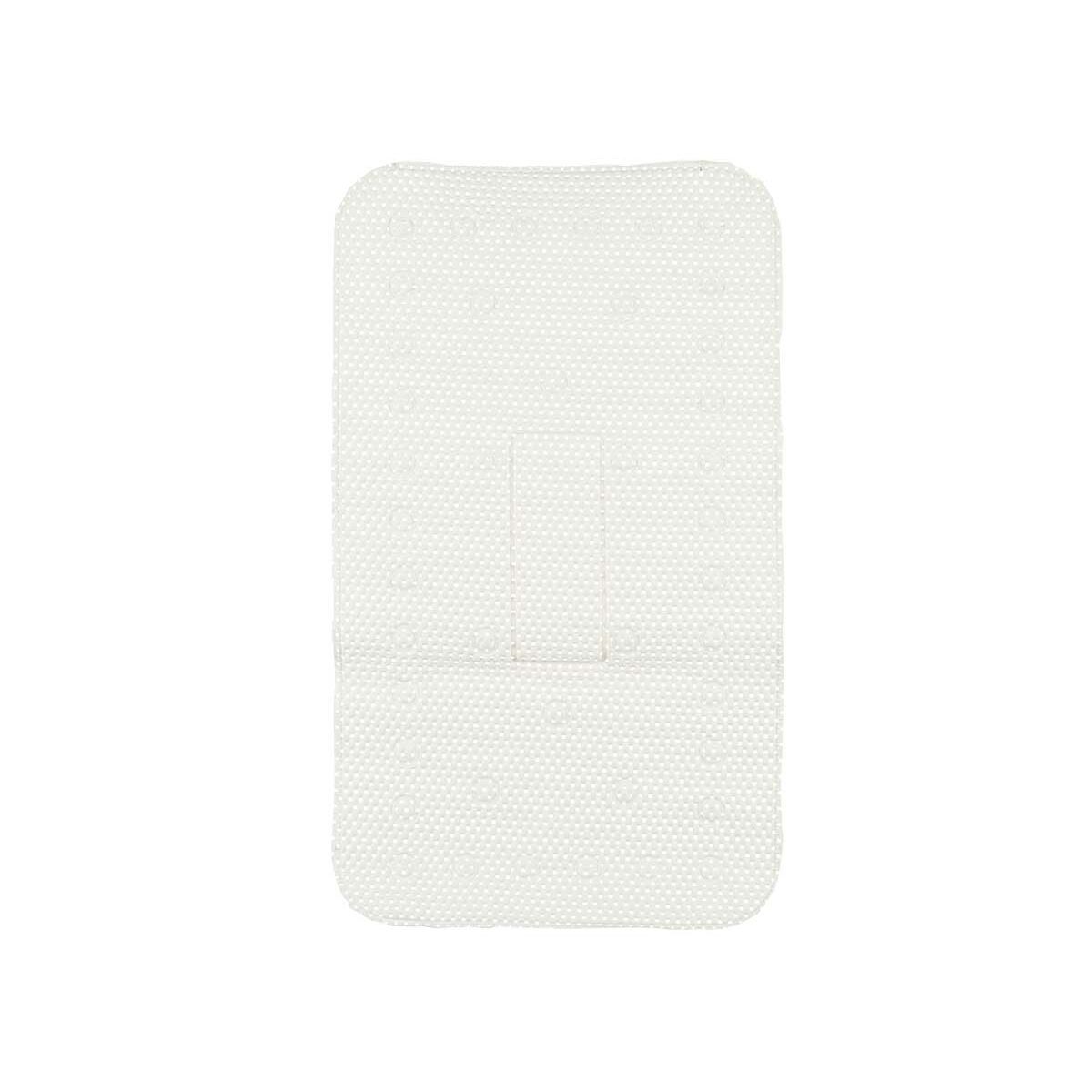 Rutschfeste Duschmatte Weiß PVC 69,3 x 40 x 1 cm (6 Stück)
