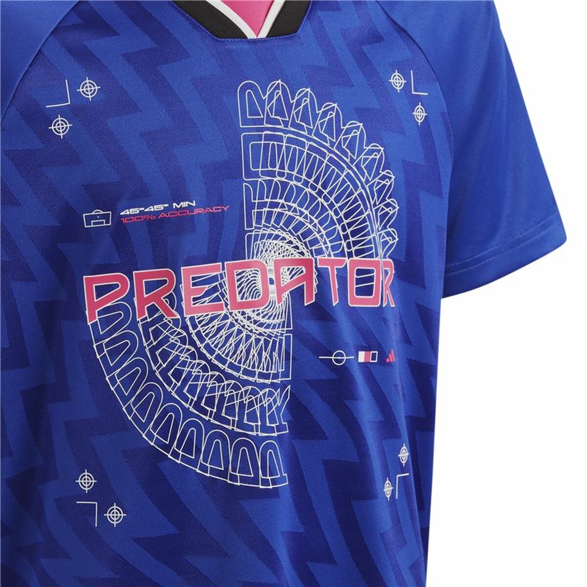 Children's Short Sleeved Football Shirt Adidas Predator Blue