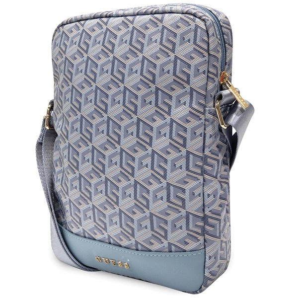 Guess GUTB10HGCFSEB 10" GCube Stripe Tablet Bag blue