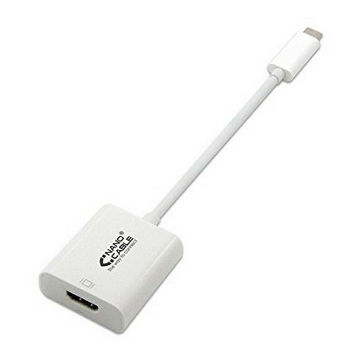 Adapter USB C na HDMI NANOCABLE 10.16.4102 15 cm Biały