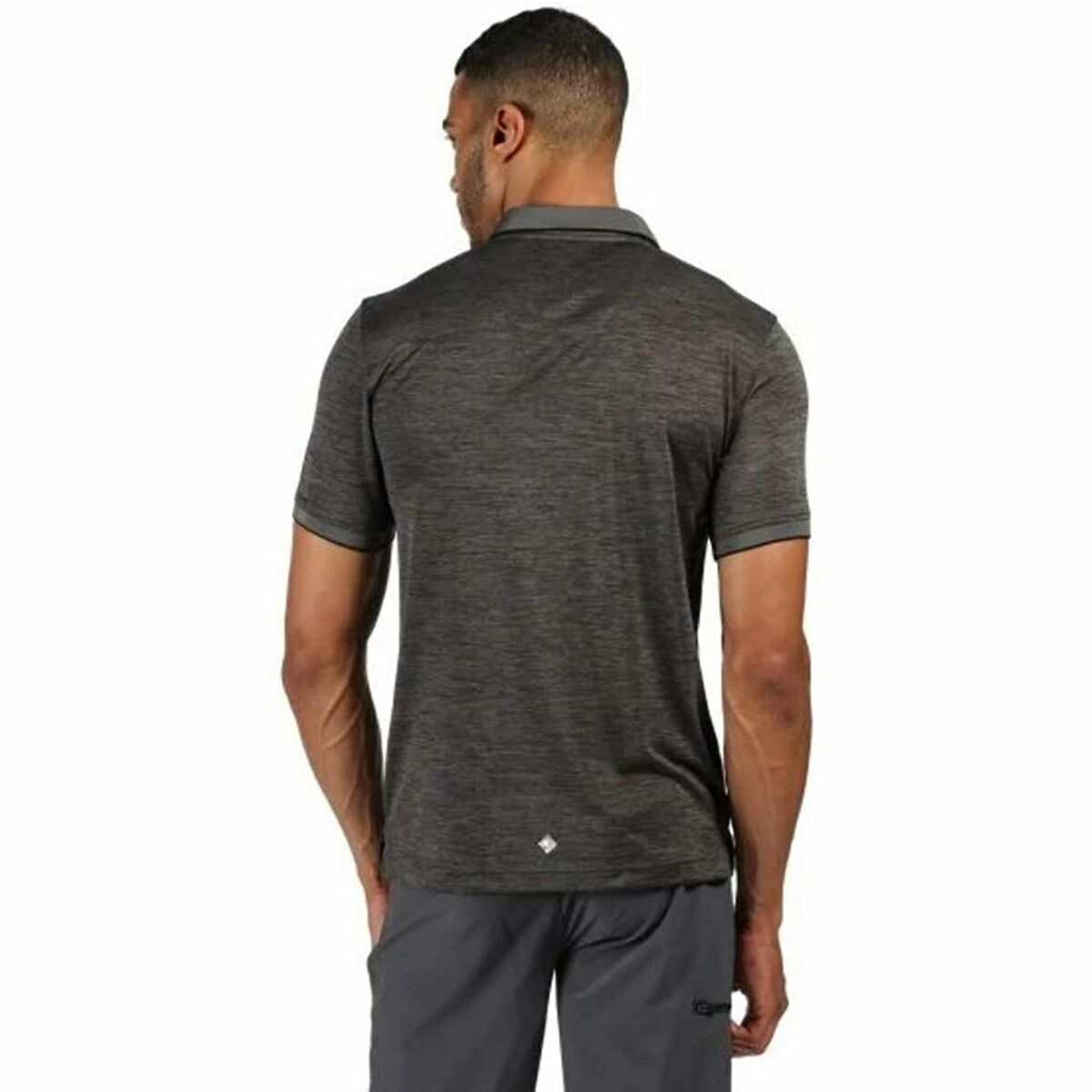 Men’s Short Sleeve Polo Shirt Regatta Remex II Dark grey