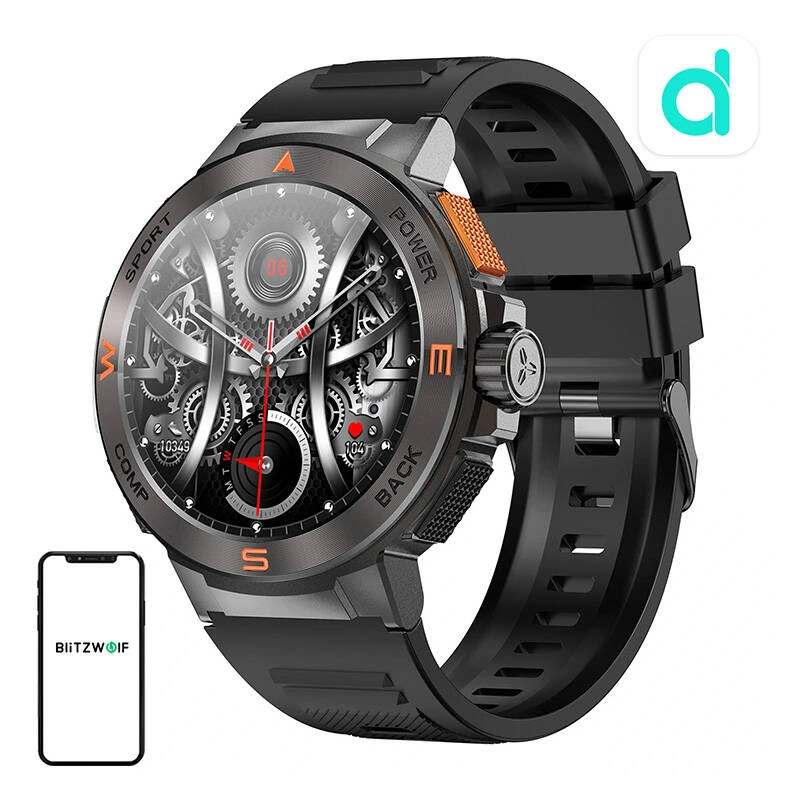 BlitzWolf BW-AT5 AMOLED 1.43’ IP67 Bluetooth 5.3 smartwatch (black)
