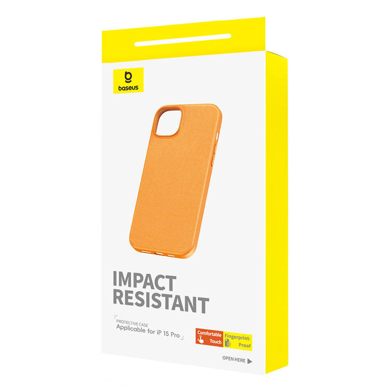 Baseus Fauxther Series Apple iPhone 15 Pro (orange)