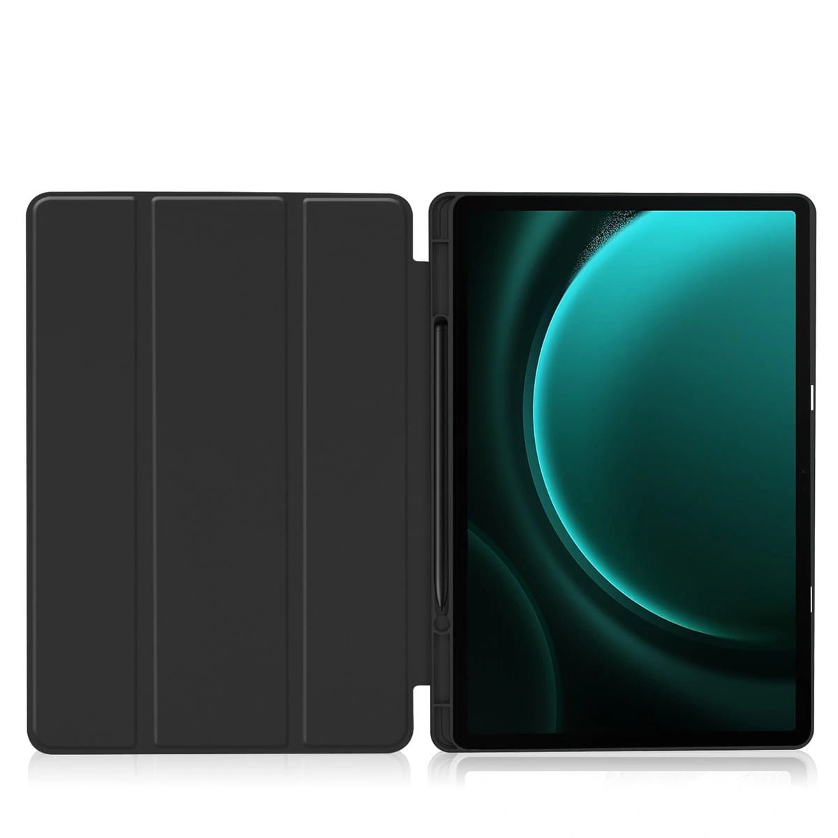 Bizon Case Tab Lizard Samsung Galaxy Tab S9 FE Plus black