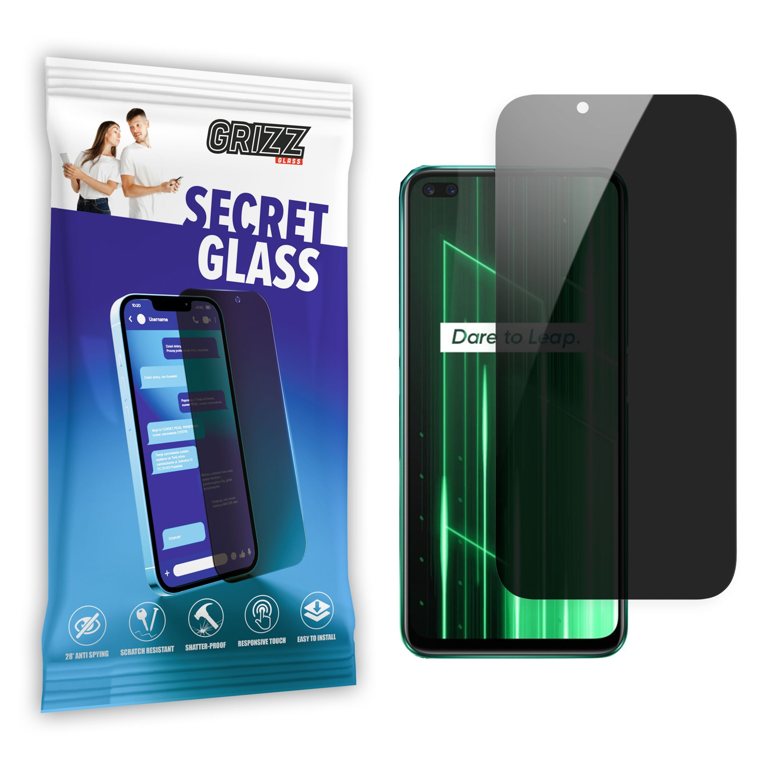 GrizzGlass SecretGlass Realme X50 5G